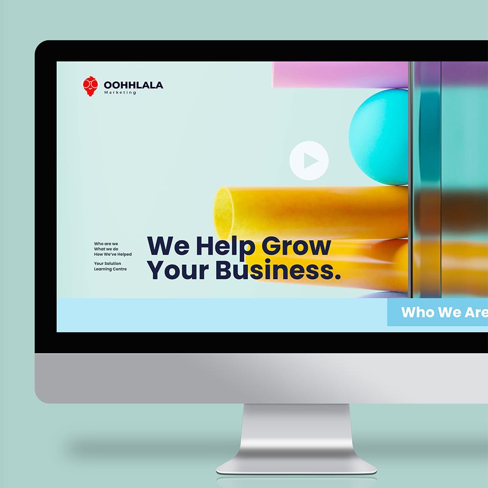 Digital Marketing Website Design Concept